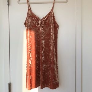 Crushed Velvet Dress